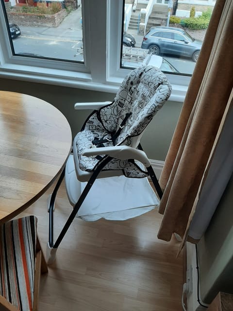 High chair and travel cot available upon request