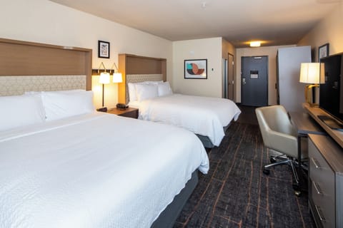 Standard Room, 2 Queen Beds, Accessible Bathtub (Communications) | In-room safe, desk, laptop workspace, blackout drapes