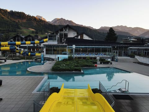 Indoor pool, seasonal outdoor pool