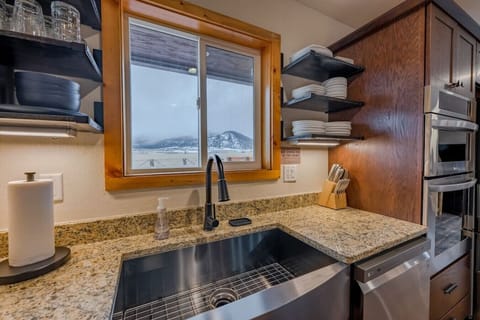 Look out the window and notice there isn't a neighbor in sight