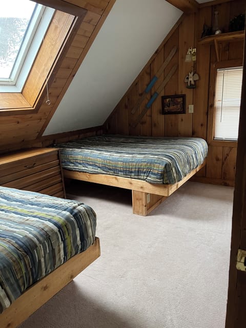 Third floor bedroom. Two Full beds. 
