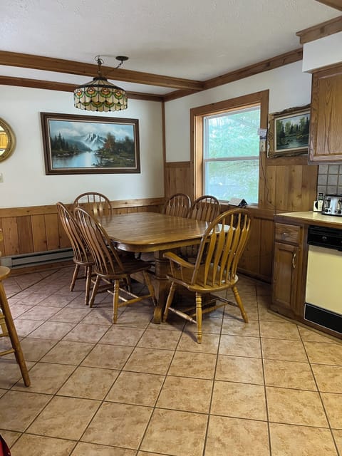 Second floor dining room.
