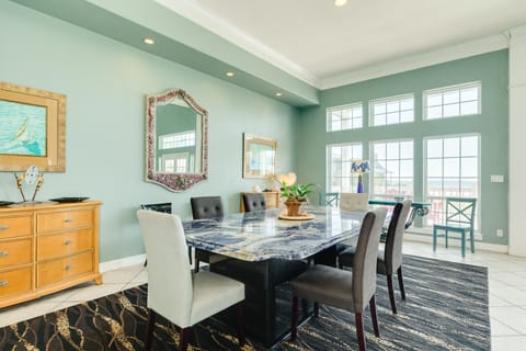 Enjoy views of the Gulf while dining