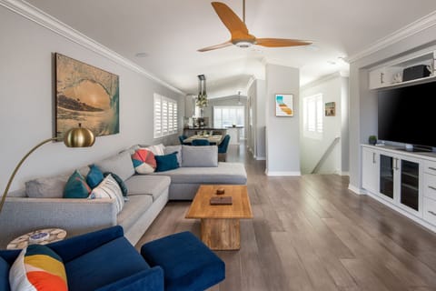 There's plenty of space to kick back and lounge the day away after a walk on the beach.