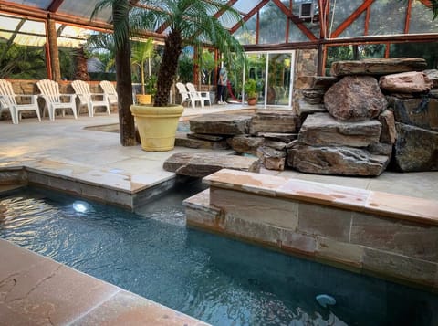 3 indoor pools, outdoor pool