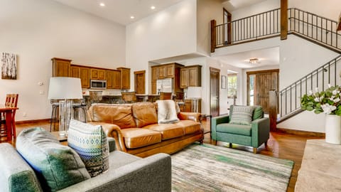 Great room open to kitchen