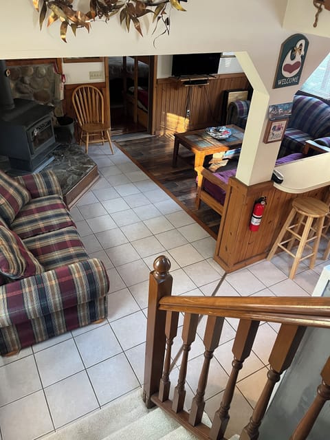 View from stairwell.