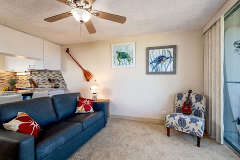 Ocean themed living room