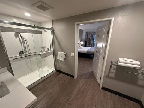 2 Queen Beds - Newly Renovated Room | Bathroom | Eco-friendly toiletries, towels