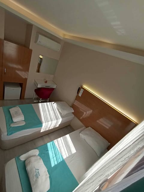 Premium bedding, minibar, desk, laptop workspace