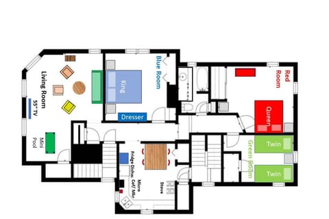 Apartment, Private Bathroom | Floor plan