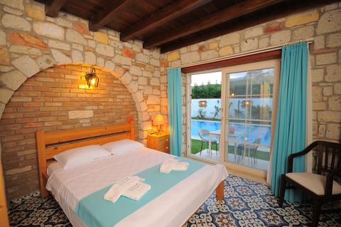 Deluxe Double Room, Non Smoking, Pool View | Frette Italian sheets, premium bedding, minibar, individually decorated