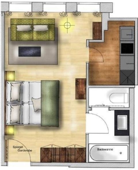 Studio | Floor plan