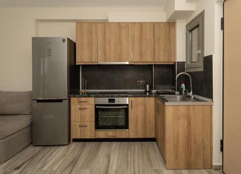 Deluxe Suite | Private kitchen | Full-size fridge, oven, stovetop, toaster