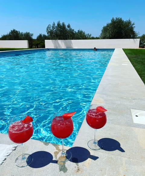 Seasonal outdoor pool, pool umbrellas, sun loungers