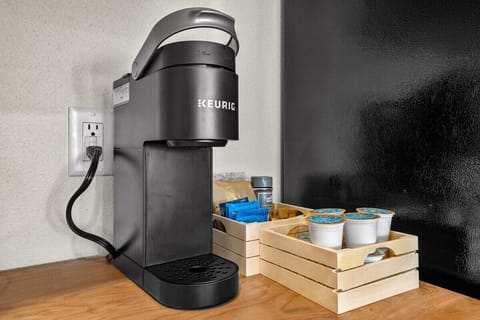 We also have a Keurig and Keurig pods so you can brew up the perfect cup of coffee!