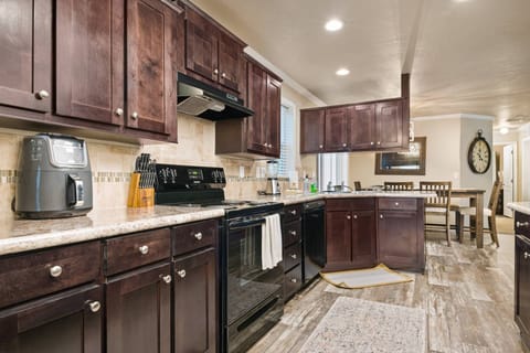 Sparkling clean, comfortable and spacious house.  -Emily