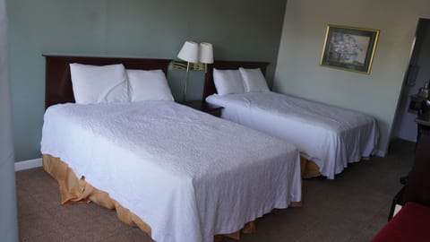 Standard Room, 2 Queen Beds, Non Smoking | Iron/ironing board, free WiFi, bed sheets