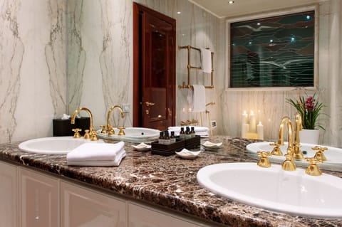 Free toiletries, hair dryer, slippers, bidet