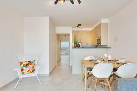 Dining area with dining table