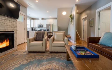 Living Room offers Gas Logs & Smart TV