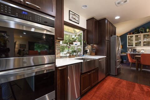Kitchen with double oven