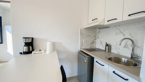 Apartment | Private kitchenette | Mini-fridge, stovetop, coffee/tea maker, cookware/dishes/utensils