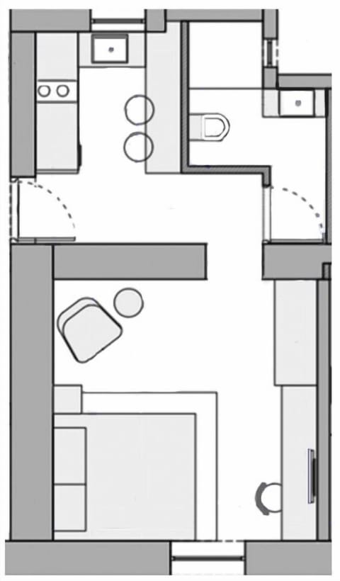 One Bedroom Apartment 1 | Desk, laptop workspace, free WiFi, bed sheets