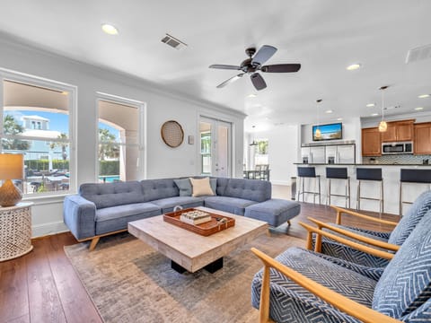 Gorgeous Open Concept Living Area and Dining Room