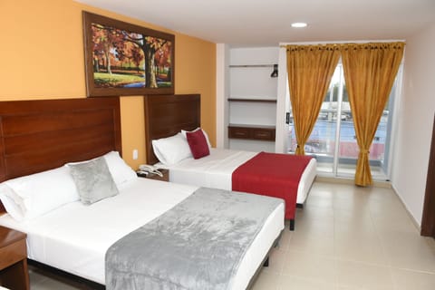 Standard Double Room, Multiple Beds | Desk, free WiFi, bed sheets
