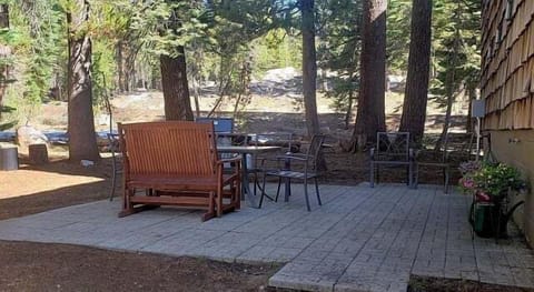 Furniture, Chair, Flagstone, Patio, Yard