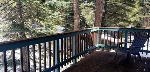 Deck off of the living room