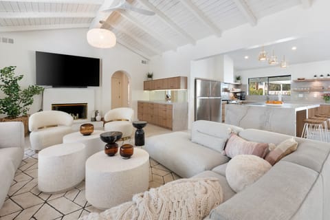 The grand living area big enough for everyone to gather.