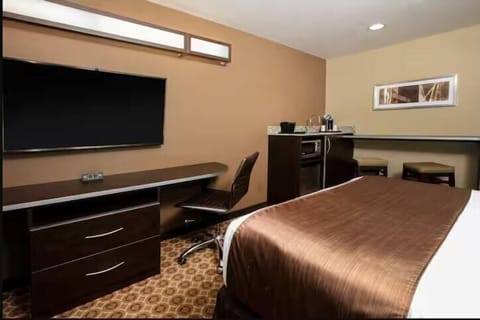 Studio Suite, 1 Queen Bed, Non Smoking | Desk, blackout drapes, iron/ironing board, free cribs/infant beds
