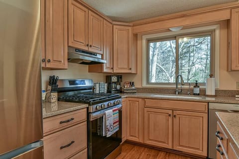 Fully stocked kitchen