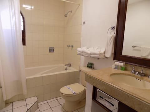 Presidential Suite | Bathroom | Shower, free toiletries, hair dryer, towels