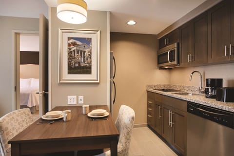 Suite, 1 Bedroom, Accessible, Bathtub | Private kitchen | Full-size fridge, microwave, stovetop, dishwasher