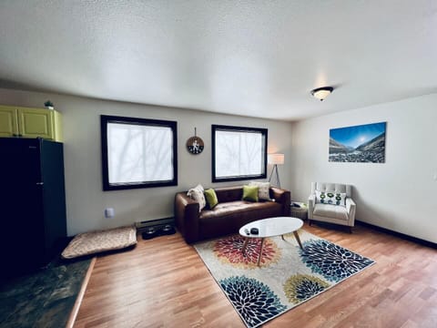 You can sometimes see deer out of the windows in the living room.