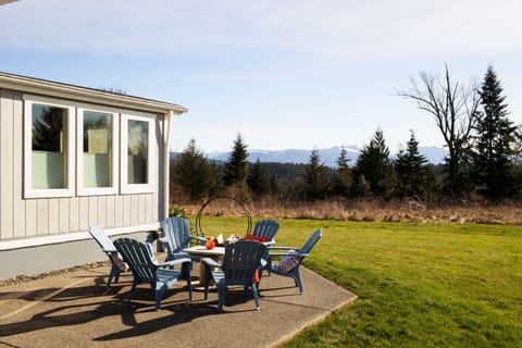 Just part of the large patio- with views!!