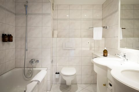 Free toiletries, hair dryer, bathrobes, slippers