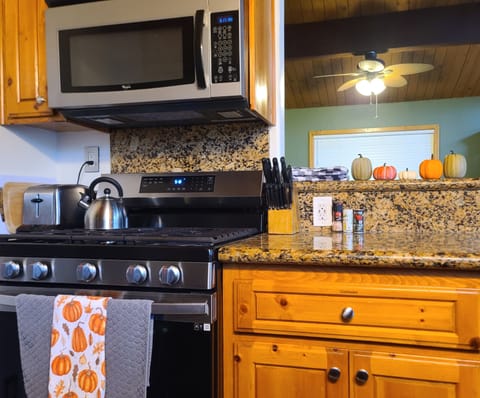 Kitchen is fully stocked and ready for meal prep