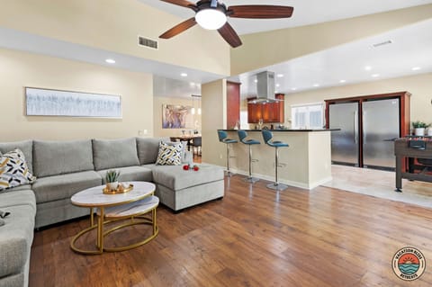 Enjoy open sight lines and seamless flow throughout this stunning space.