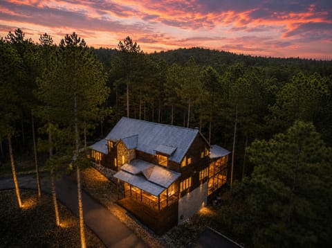 Located on Red Berry Trail, we're centrally located to all of Broken Bow's amenities - and have plenty of parking in our wrap-around paved blacktop...  Need an EV charger? We got you!