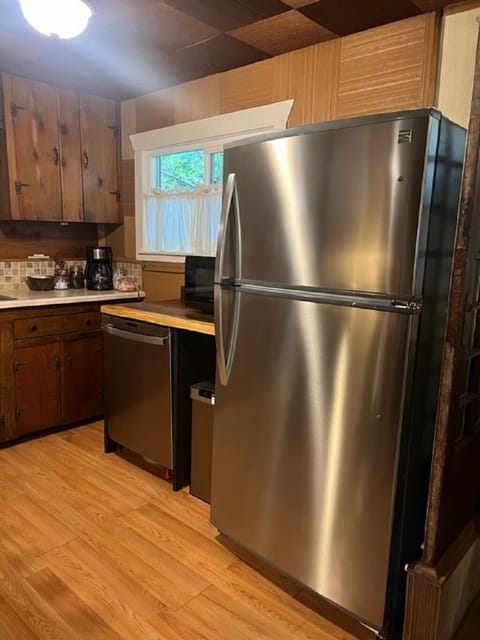 New stainless-steel appliances