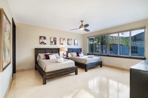 Bedroom #3 with Two Full Beds