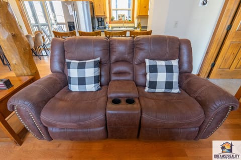 Love Seat with Cup Holders