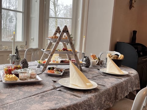 Daily buffet breakfast (EUR 22 per person)