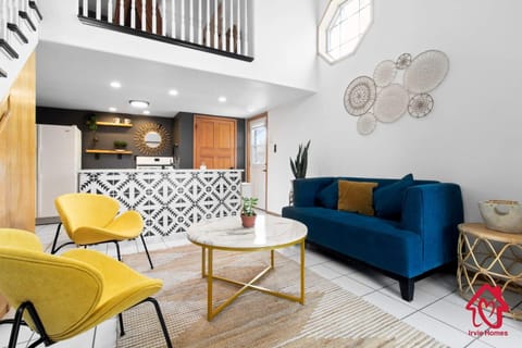 Tastefully decorated living area