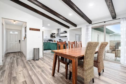 Dining area off of the kitchen