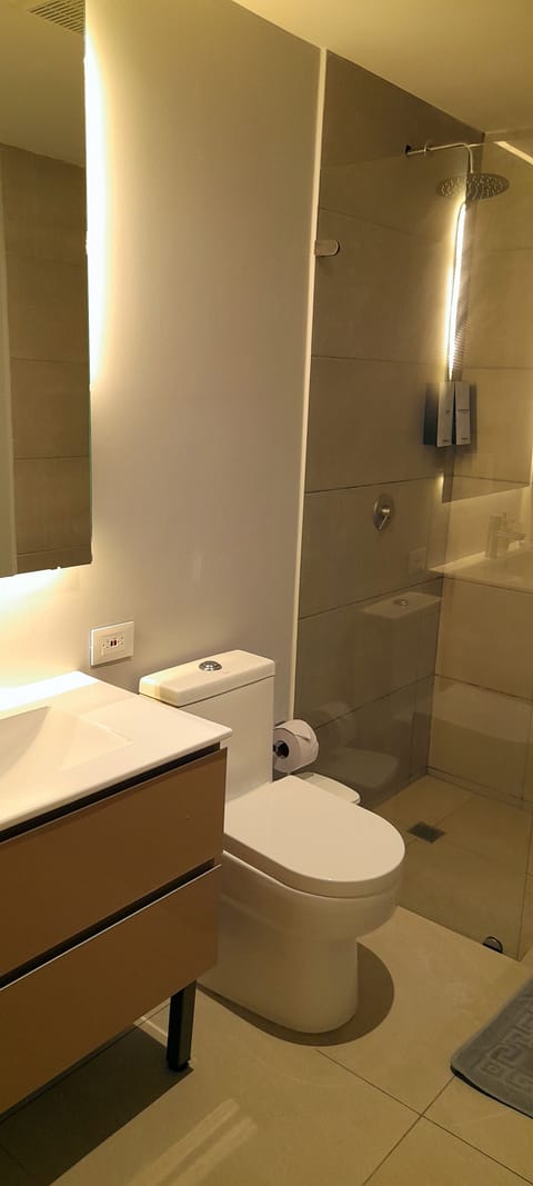 Standard Double Room | Bathroom | Shower, free toiletries, towels, soap